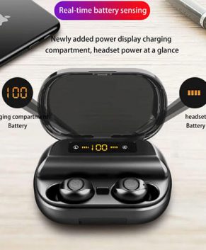 LIGE TWS 5.0 Bluetooth 9D Stereo Earphone