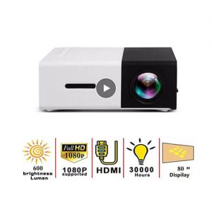 LEJIADA YG300 LED Mini Protable Projector 600 lumen Support 1080P